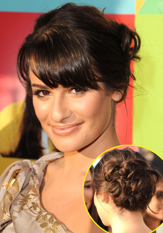 lea michele hair color. Lea Michele