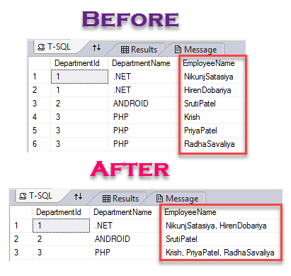 SQL Server  STUFF() Function With Syntax and Example