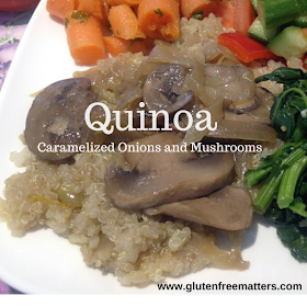 cooked quinoa platter with vegetables