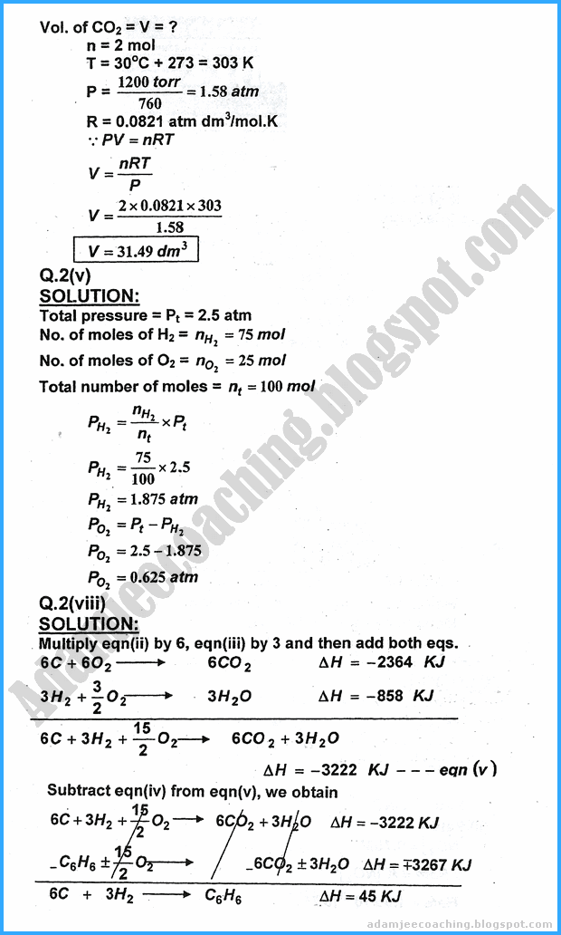 xi-chemistry-numericals-past-year-paper-2017