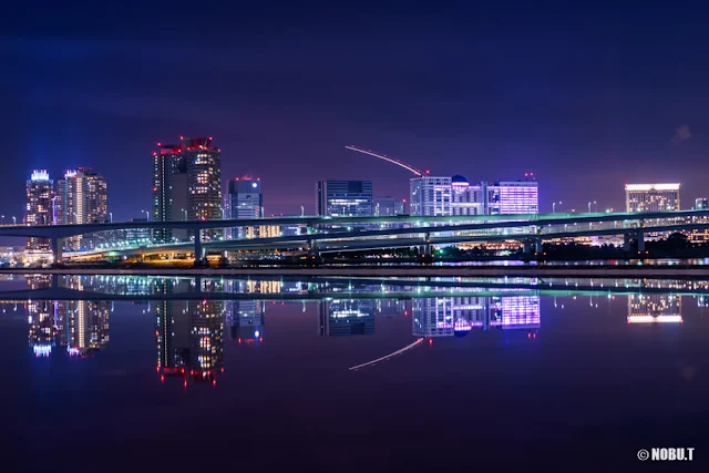 お台場の夜景～晴海ふ頭