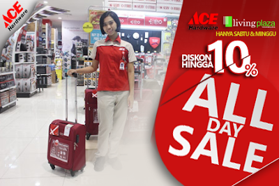 All Day Sale ACE Hardware Living Plaza Tasikmalaya Beri Potongan 10 Persen