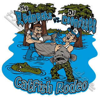 rednecks, coonass, catfish, t-shirt, design