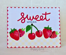 Sunny Studio Stamps: Berry Bliss Customer Card Share by Nancy Krueger