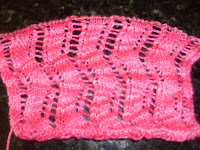 Lace Ribbon Scarf unblocked