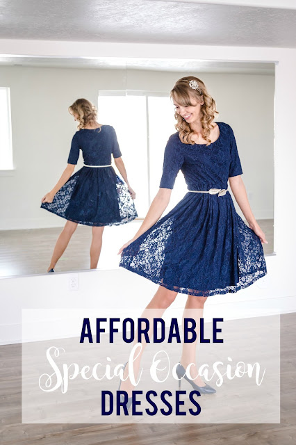 Beautiful, budget friendly dresses for those special occasions when you want to dress up!