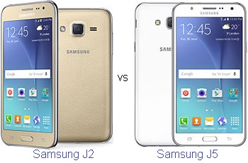 Samsung Galaxy J2 (2015) vs J5 (2015) Harga dan Spesifikasi