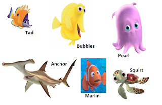 Finding Nemo characters