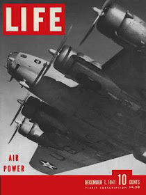 Life magazine featuring a US Army Air Force bomber on its cover, 1 December 1941 worldwartwo.filminspector.com