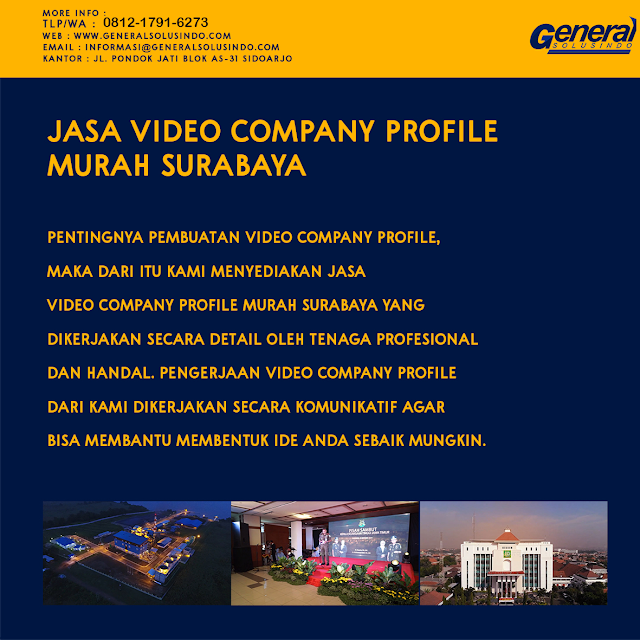 Jasa Video Company Profile Surabaya Resmi