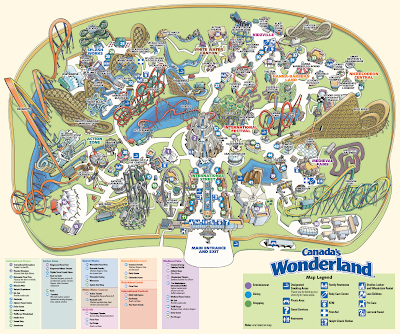 disneyland paris park map. Wonderland#39;s 2008 park map
