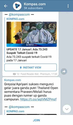 berita di telegram