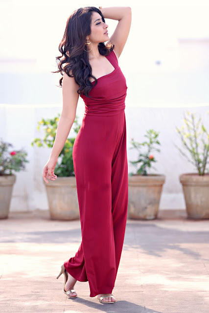 Raashi Khanna Fabulous in Swatee Singh Half Shoulder Jump Suit