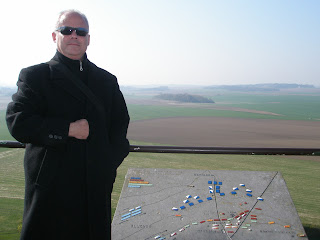 Mapa no Monte do Leão em Waterloo Bélgica