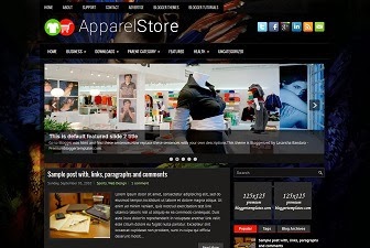 Apparel Store Blogger Theme