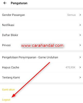 Cara Keluar [Logout] dari Hago