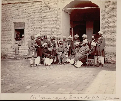 [Pashtun+Men+in+Costume,+Including+Governor+and+Deputy+Governor,+Outside+Governor's+Compound+-+1880.jpg]