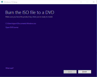 Creating installation disc
