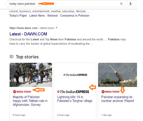 PAKISTANI NEWSPAPER WEBSITES CAN'T COMPETE INDIAN TOP RATINGS