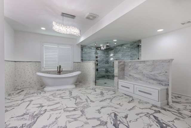 luxury basement bathroom