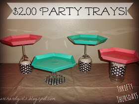 Cute $2 DIY- Party Trays