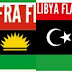 Nigeria vs Libya; Free Biafra, Free Nnamdi Kanu, Fearless IPOB Man Thunders Inside A’Ibom Stadium (PHOTOS)


