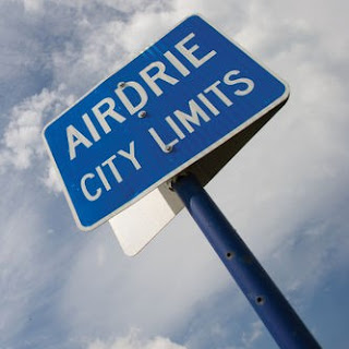 AIRDRIE CITY LIMIT SIGN