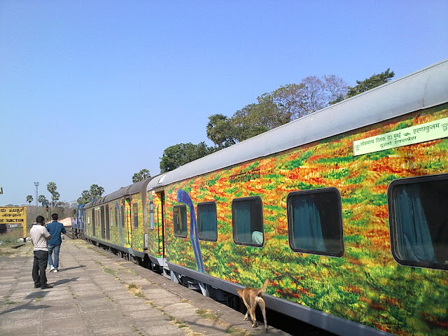 Duronto Express on Konkan Railway