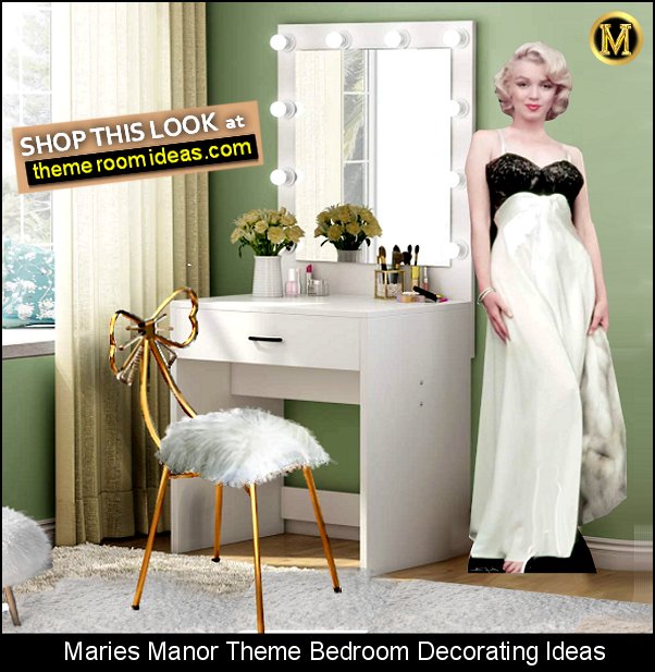 movie star bedroom marilyn monroe hollywood glam celebrity dreswsing room decorating