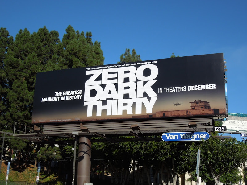 Zero Dark Thirty movie billboard