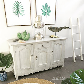 Grey washed french style sideboard by Lilyfield Life