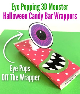 Halloween Monster Candy Wrappers