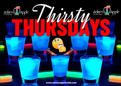 Thirsty Thursday @ Adams Apple Club Host Bar Chiang Mai