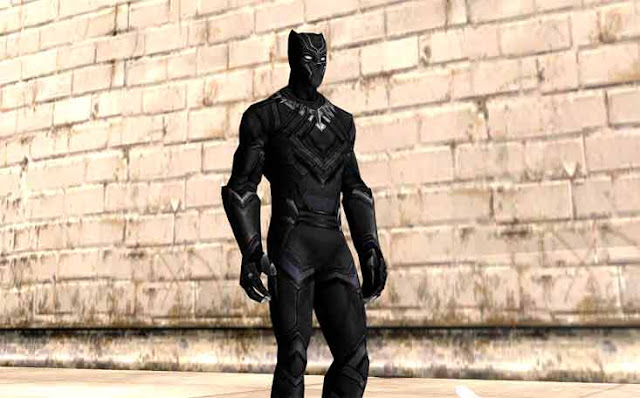  Karakter superhero black phanter yang tampan dan berani Skin Black Phanter Mod GTA SA Android