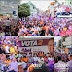 BARAHONA: PLD realiza concentración y marcha caravana encabezada por sus candidatos presidencial y congresuales.