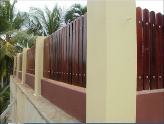 Design of Wooden Fences for Terrace