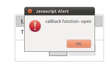 Define callback functions