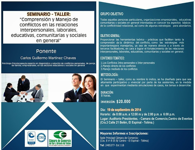 Taller de manejo de relaciones personales