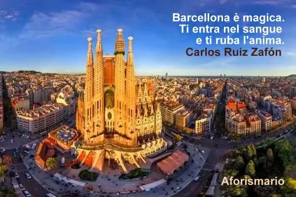 Panorama della città di Barcellona