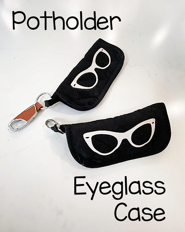 eyeglass cases with overlay