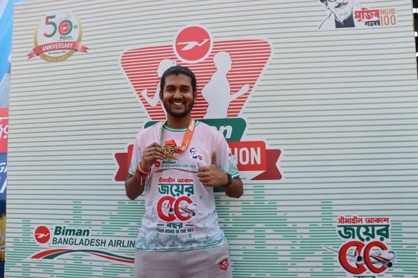 Biman Half Marathon 2022 🏃🏻‍♂️✈️🏃🏻‍♀️ - Debaloy Ghosh Dolan