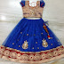 Blue Parsi Work Kids Skirt