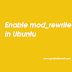 How to enable mod_rewrite in Ubuntu 14.04 and 12.04 LTS