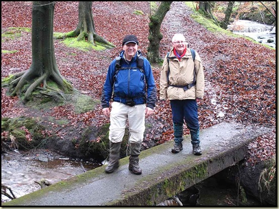Allan and Reg in Roddlesworth Woods