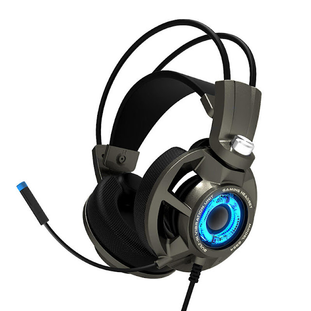 SOMiC G954 USB Wired Virtual 7.1 Surround Sound SVE Vibration Gaming Headphone Headset