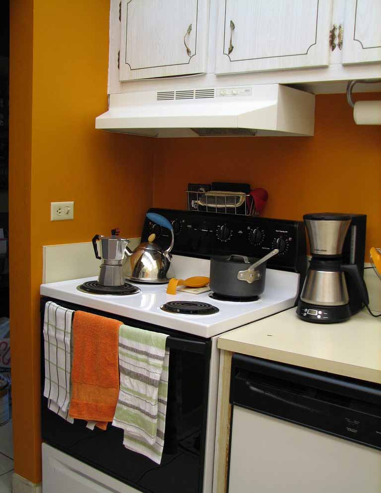 Desain Keren Dapur Warna Orange Info Desain Dapur 2014