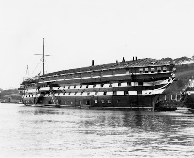 HMS Defiance at wearde quay