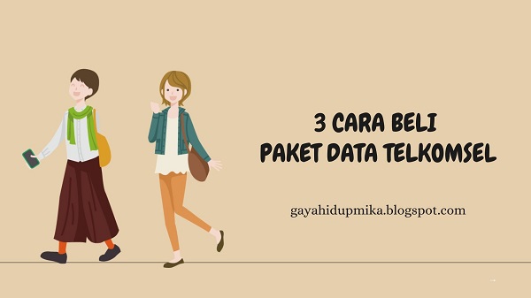 cara beli paket data telkomsel