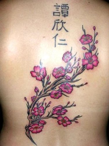 Japanese Flower Tattoos - Back Tattoos