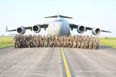 Force contingent departs for India-Kazakhstan joint military exercise